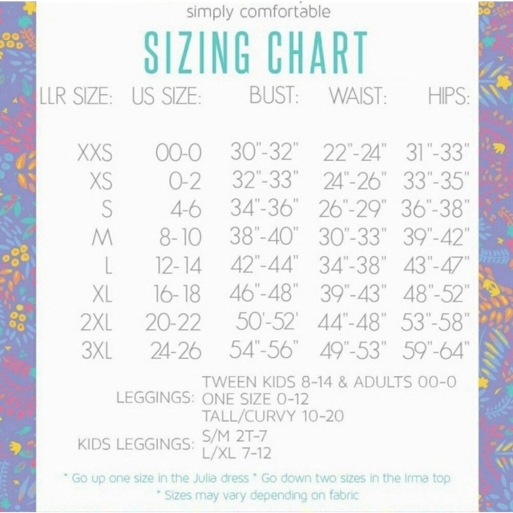 LuLaRoe Julia Dress Large Color Multicolor Stretch Knee Length Comfy - Picture 9 of 15